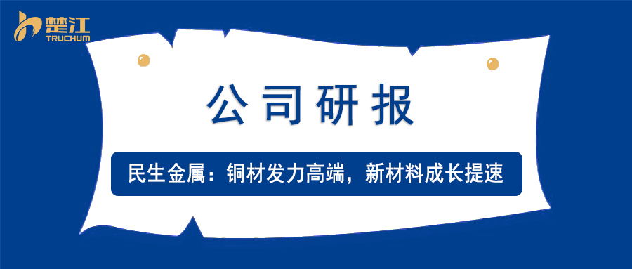 广东会vip贵宾厅研报：【民生金属】铜材发力高端，新质料生长提速